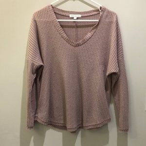 Socialite Waffle Knit Sweater